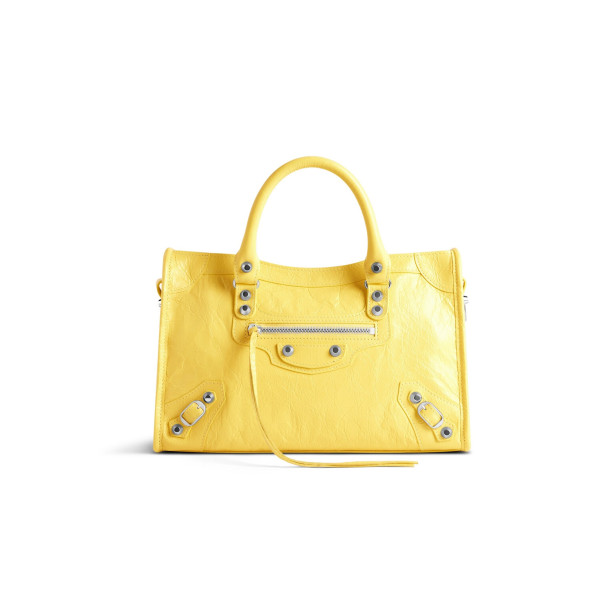 [스페셜오더]BALENCIAGA-811442 발렌시아가 옐로우 Le City 스몰 레플백 29.9cm