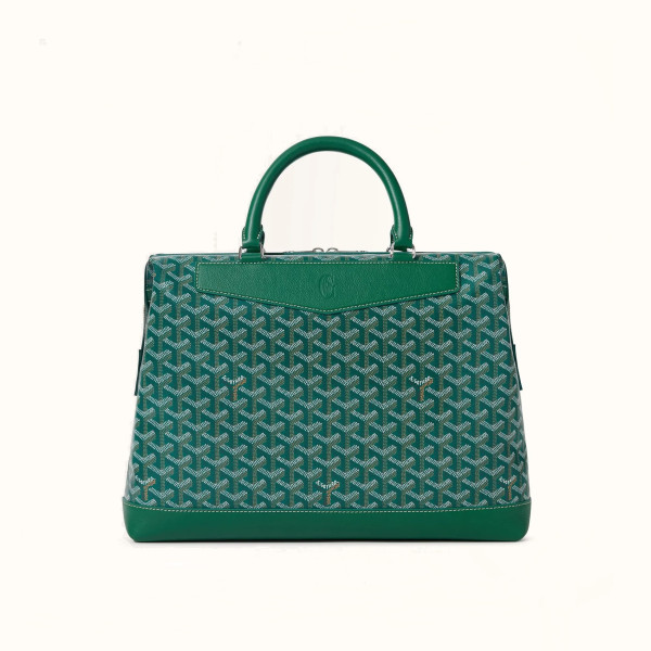 [스페셜오더]GOYARD-고야드 그린 Cisalpin Document Case 시스알팡 서류 가방 39cm