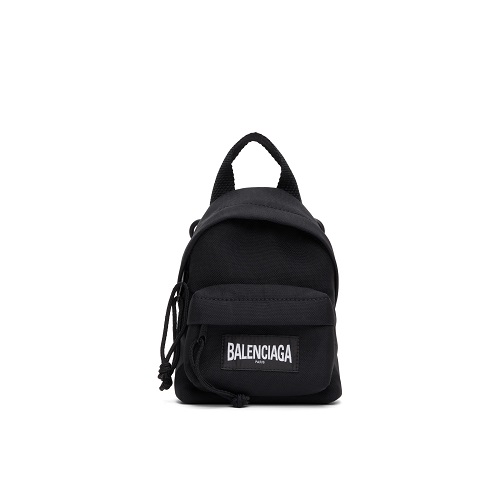 [스페셜오더]BALENCIAGA-6560602 발렌시아가 블랙 나일론 오버사이즈드 미니 백팩