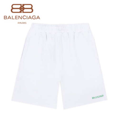 BALENCIAGA-06062 발렌시아가 화이트 코튼 스웨트쇼츠 남여공용