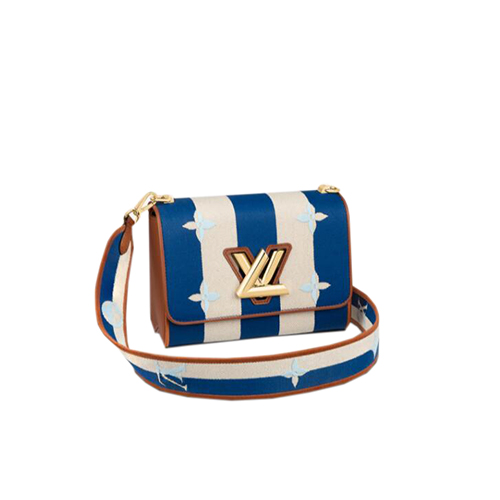 [스페셜오더]LOUIS VUITTON-M57659 루이비통 블루 엠브로이더드 캔버스 트위스트 MM