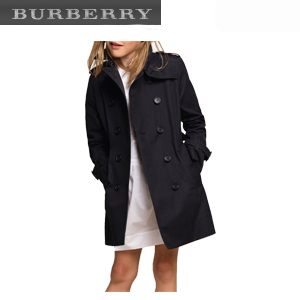 [스페셜오더]BURBERRYI-40095591 버버리 샌드링엄 헤리티지 네이비 트렌치코트 아동용