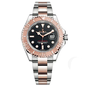 ★[NOOB팩토리]ROLEX-롤렉스 오이스터 퍼팩츄얼 요트-마스타 에버로즈 골드 블랙다이얼 시계 40mm 