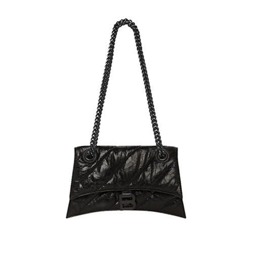 [스페셜오더]BALENCIAGA-716351 발렌시아가 블랙 퀼트 CRUSH 스몰 체인백