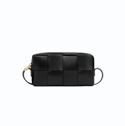 [스페셜오더]BOTTEGA VENETA-755031 보테가 베네타 블랙 카세트 미니 크로스바디 백 18cm