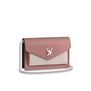 [스페셜오더]LOUIS VUITTON-M63980 루이비통 핑크 화이트 송아지 가죽 포쉐트 마이락미 체인