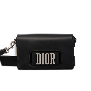  [스페셜오더]DIOR-M8000 디올 블랙 송아지 가죽 DIOR 핸드 스트랩 장식 플랩 백