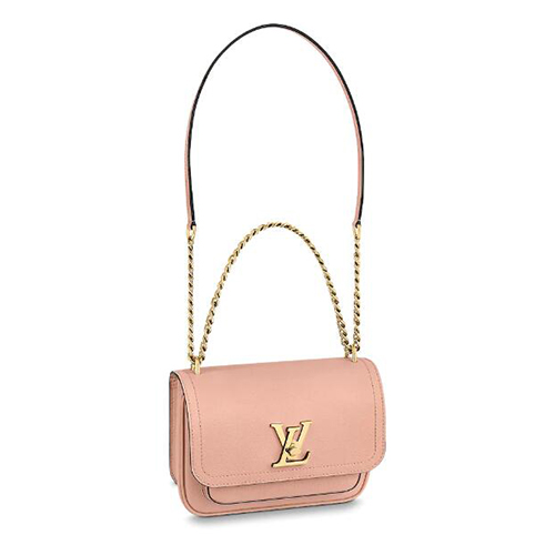 [스페셜오더]LOUIS VUITTON-M57071 루이비통 핑크 송아지 가죽 스몰 락미 체인