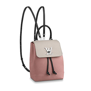 [스페셜오더]LOUIS VUITTON-M55017 루이비통 핑크 화이트 송아지 가죽 락미 백팩 미니