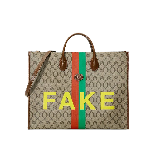 [스페셜오더]GUCCI-630353 8280 #구찌레플 GG 수프림 Fake/Not 페이크/낫 프린트 라지 토트백