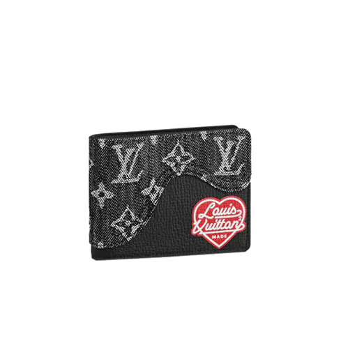 [스페셜오더]LOUIS VUITTON-M45394 루이비통 블랙 모노그램 데님 슬렌더 월릿