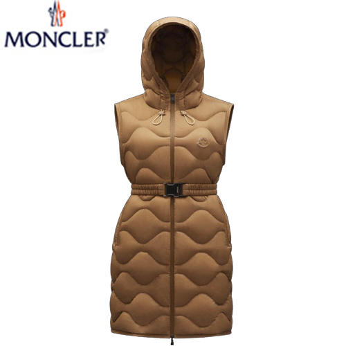 MONCLER-G20931 몽클레어 카멜 Liveche 롱 베스트 여성용