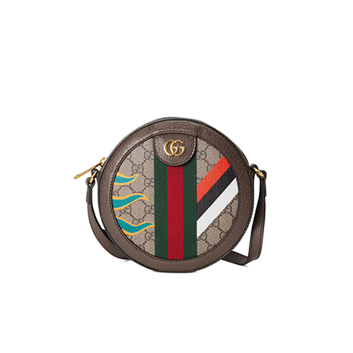 [스페셜오더]GUCCI-574978 9885 구찌 GG 수프림 더블 G 디테일 라운드 숄더백