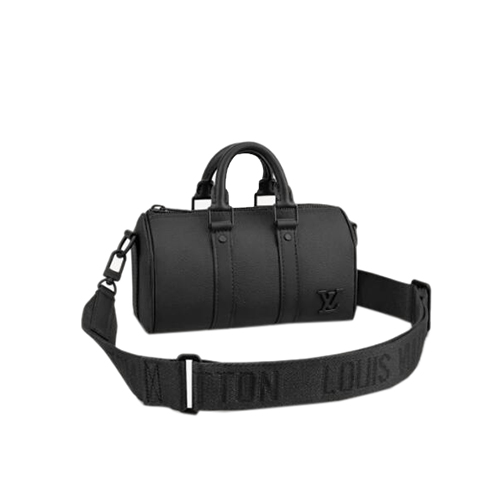 [스페셜오더]LOUIS VUITTON-M80950 루이비통 블랙 에어로그램 가죽 키폴 XS