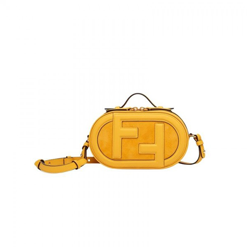 [스페셜오더]FENDI-8BS058 펜디 옐로우 O Lock 미니 카메라 케이스