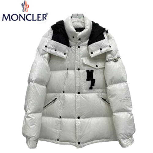 MONCLER-11075 몽클레어 화이트 아플리케 장식 패딩 남여공용