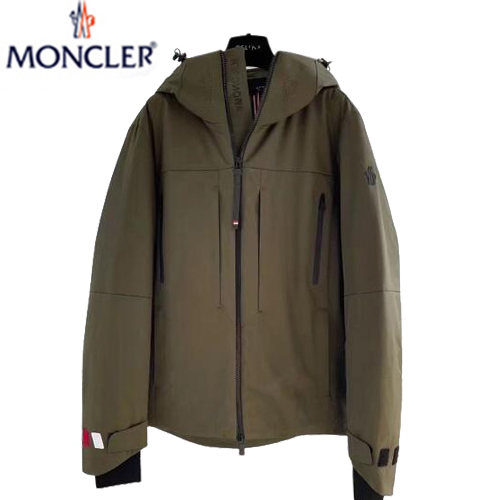 MONCLER-11166 몽클레어 카키 나일론 파카 남성용