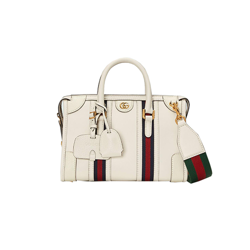 [스페셜오더]GUCCI-715772 9041 구찌 화이트 가죽 더블 G 스몰 탑 핸들백