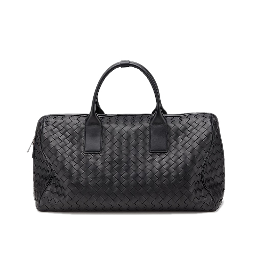 [스페셜오더]BOTTEGA VENETA-630251 보테가 베네타 블랙 인트레치아토 미디엄 더플 여행용 가방