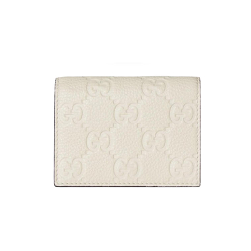 [스페셜오더]GUCCI-815901 9540 구찌 화이트 GG 엠블럼 미니 지갑