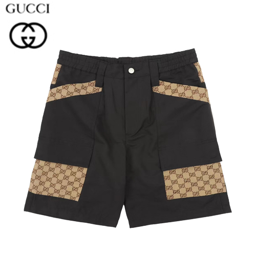 GUCCI-07237 구찌 블랙 GG 수프림 디테일 쇼츠 남성용