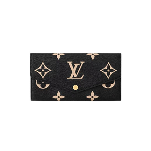 [스페셜오더]LOUIS VUITTON-M80496 루이비통 블랙 모노그램 앙프렝뜨 사라 월릿