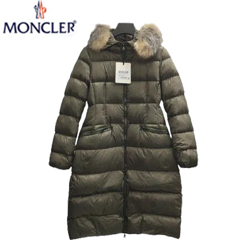 MONCLER-11097 몽클레어 카키 나일론 롱 패딩 여성용