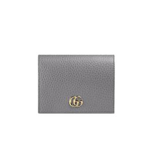 [스페셜오더]GUCCI-456126 1711 구찌 Petite Marmont 가죽 카드 케이스 그레이