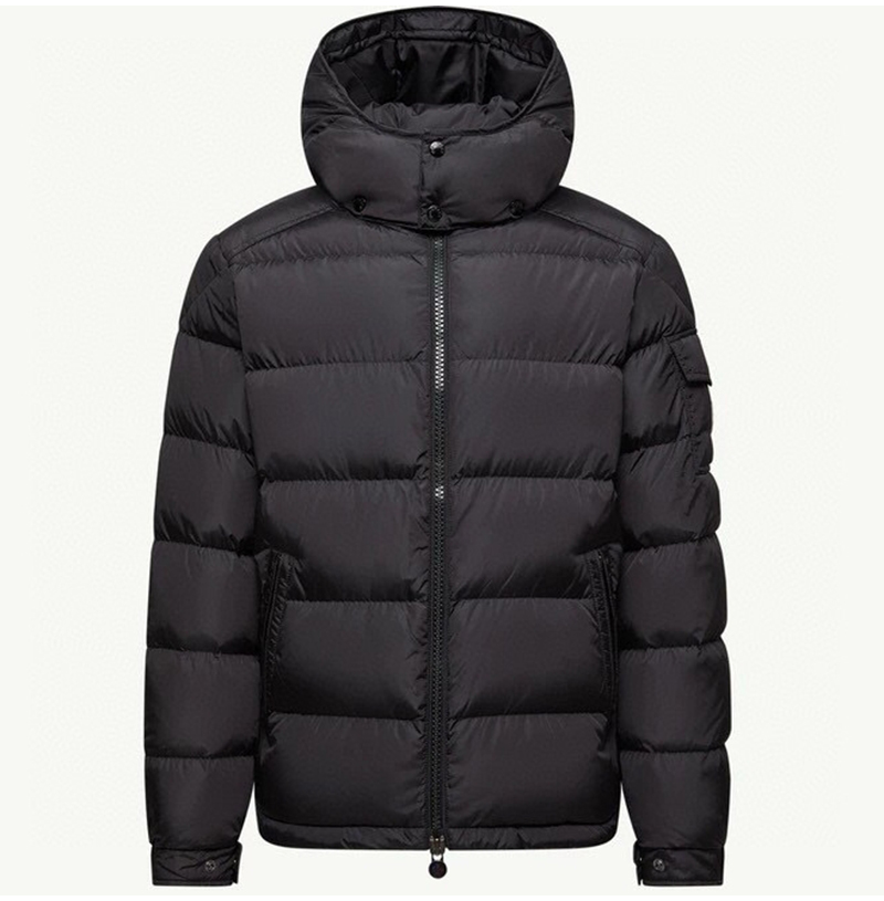 MONCLER-A53600539ZD 몽클레어 Maya 마야 매트 쇼트 다운 재킷 블랙 남성용
