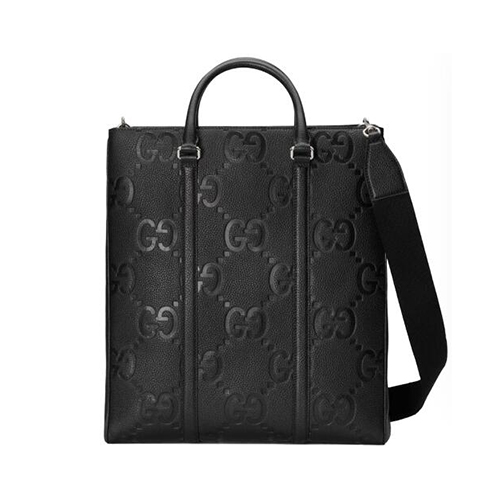 [스페셜오더]GUCCI-760233 1000 구찌 블랙 점보 GG 미디엄 토트백