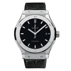 [스페셜오더]HUBLOT-위블로 Classic Fusion 클래식 퓨전 스틸 블랙다이얼 워치 45mm