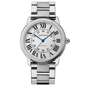 [스페셜오더]Cartier-까르띠에 롱드 솔로 드 까르띠에 스틸 브레이슬릿 워치 42mm